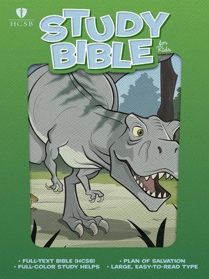 cover image of HCSB Study Bible for Kids, Dinosaur